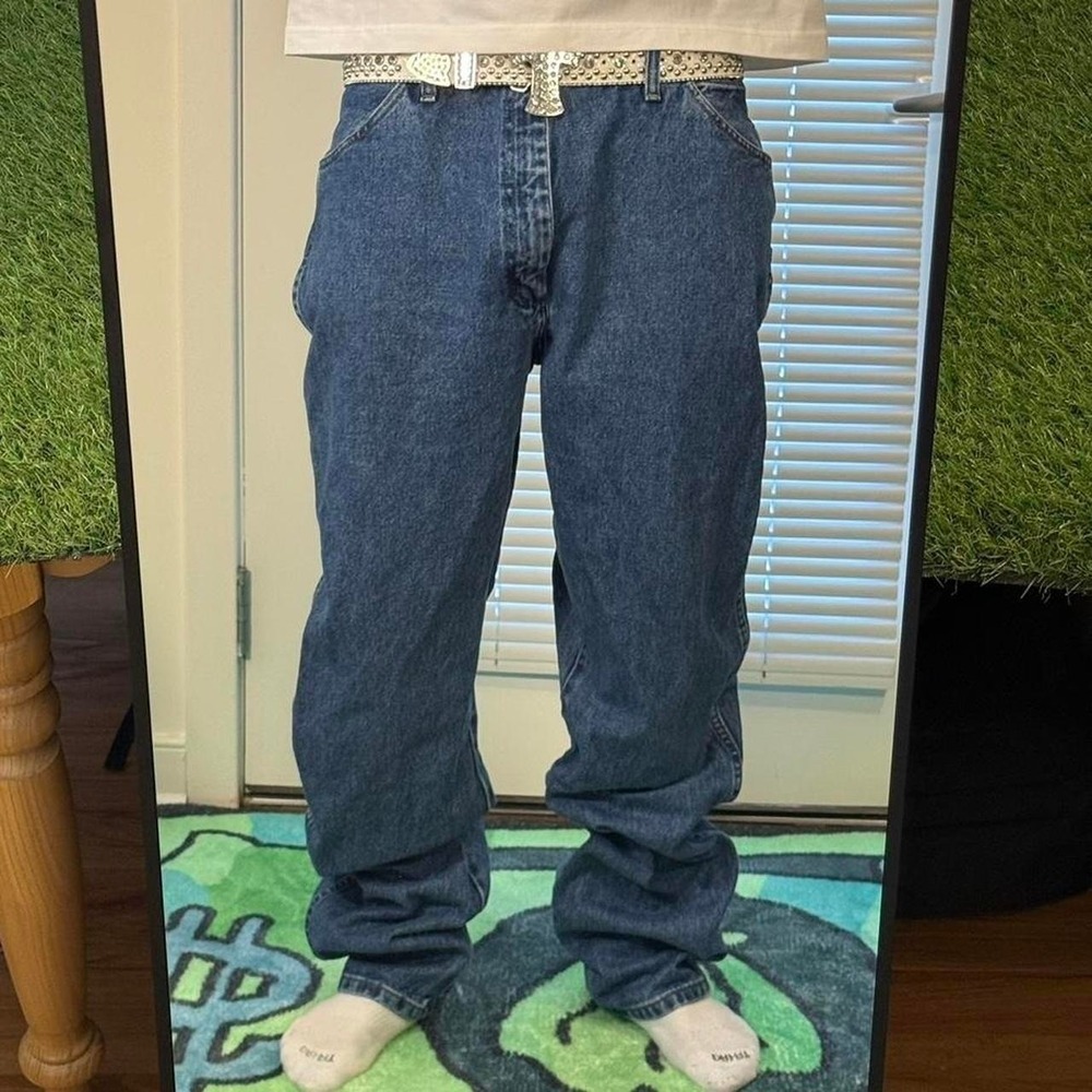 Wrangler Cowboy Cut Original fit blue jeans 38x36